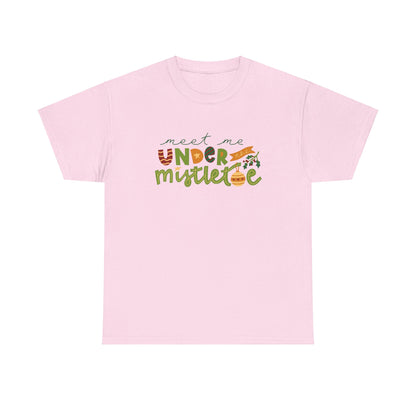 Christmas Graphic T-Shirt "Meet Me Under The Mistletoe" Tee