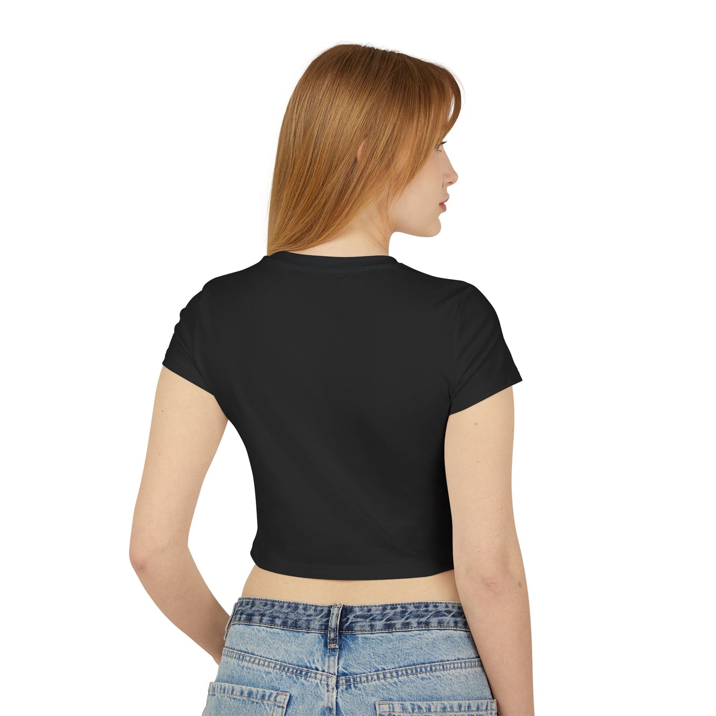 80's Inspired Retro Women's T-shirt Baby Tee Cropped Top