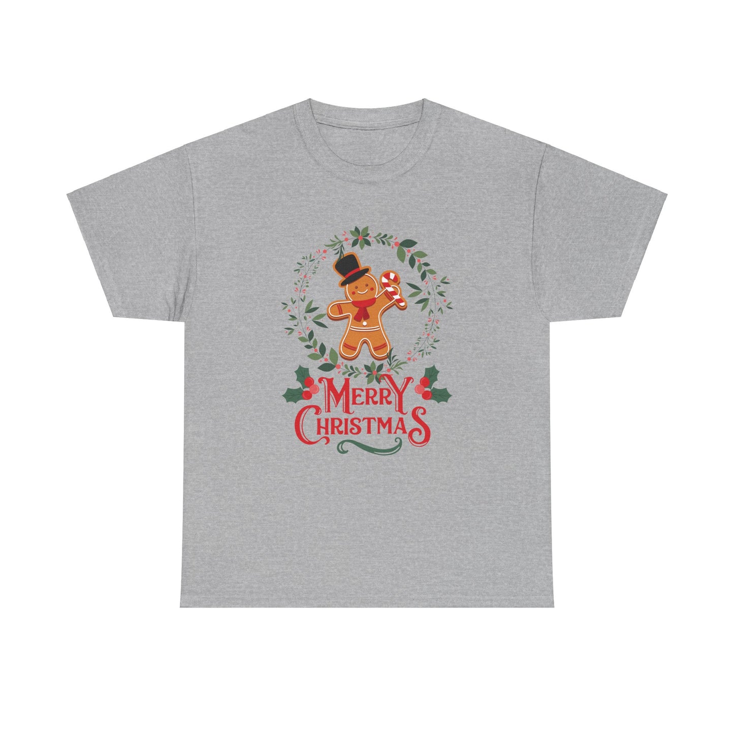 Christmas Graphic T-Shirts "Gingerbread Man" Christmas Tee