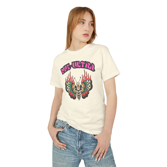 Unisex "MK-Ultra Butterfly" Garment-Dyed Tee