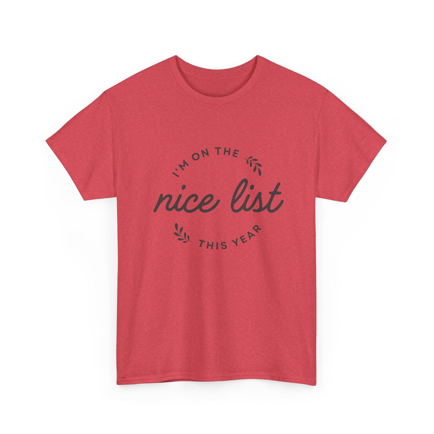 Christmas Graphic T-Shirt "I'm On The Nice List"