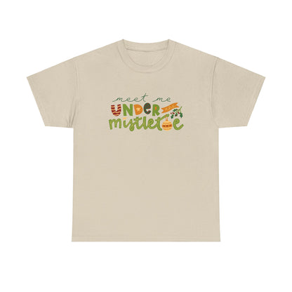 Christmas Graphic T-Shirt "Meet Me Under The Mistletoe" Tee