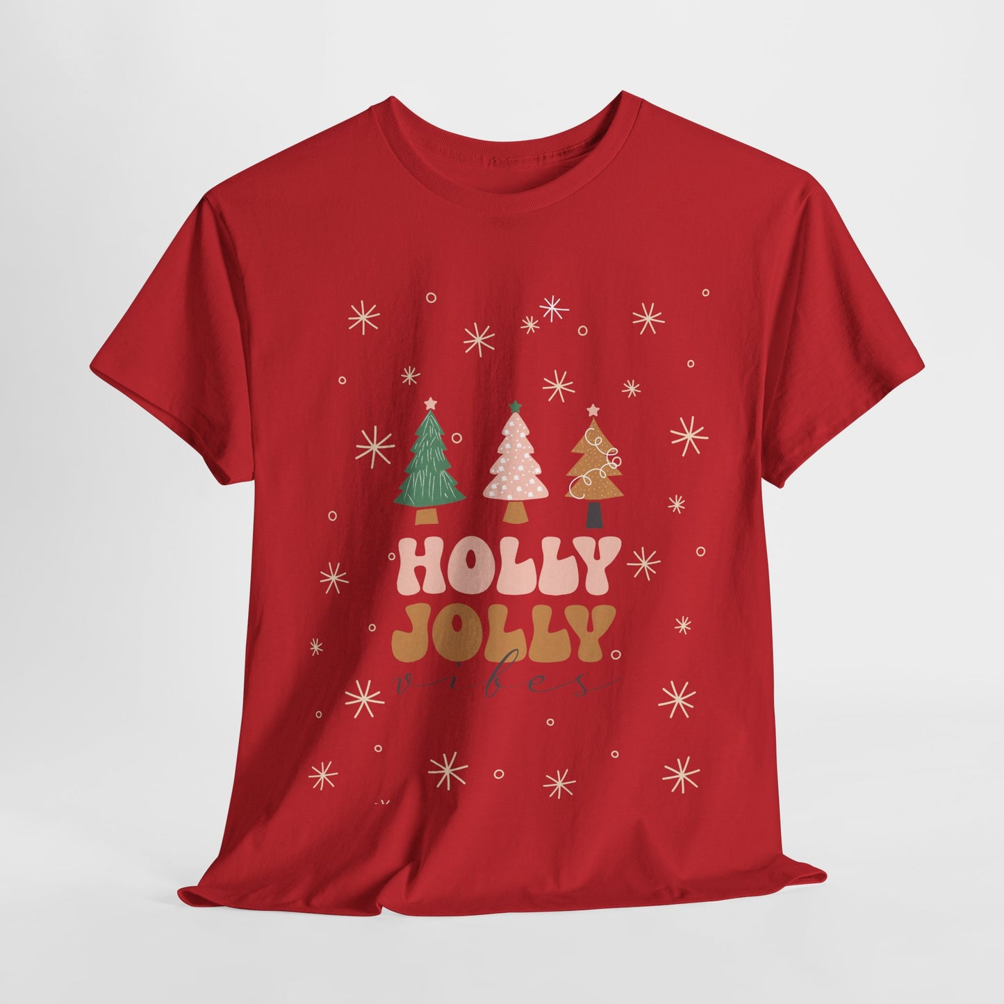 Christmas  Graphic Holly Jolly  T-Shirt