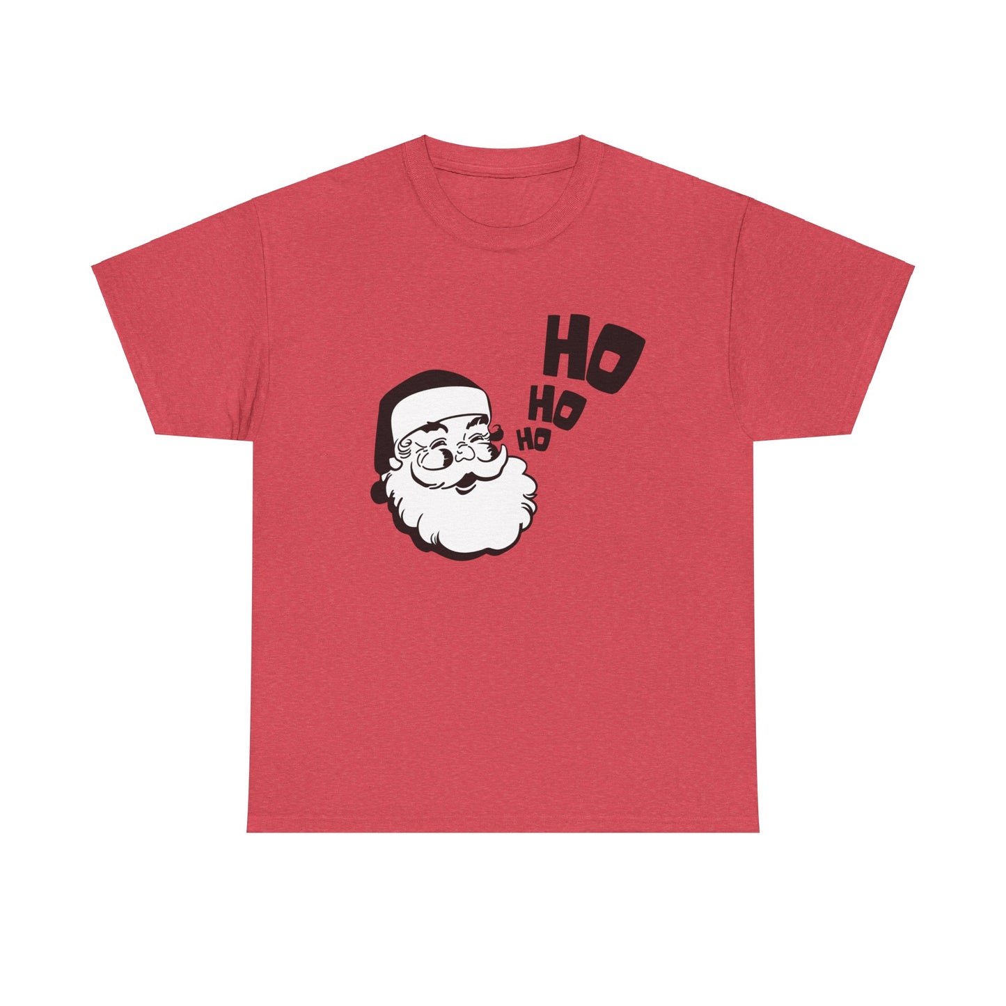 "Santa 'Ho Ho Ho" Burgundy Tee