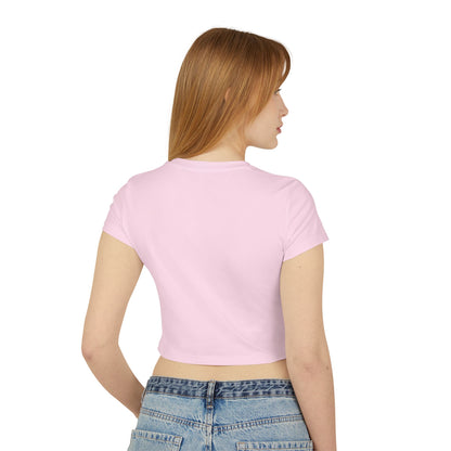 80's Inspired Retro Women's T-shirt Baby Tee Cropped Top