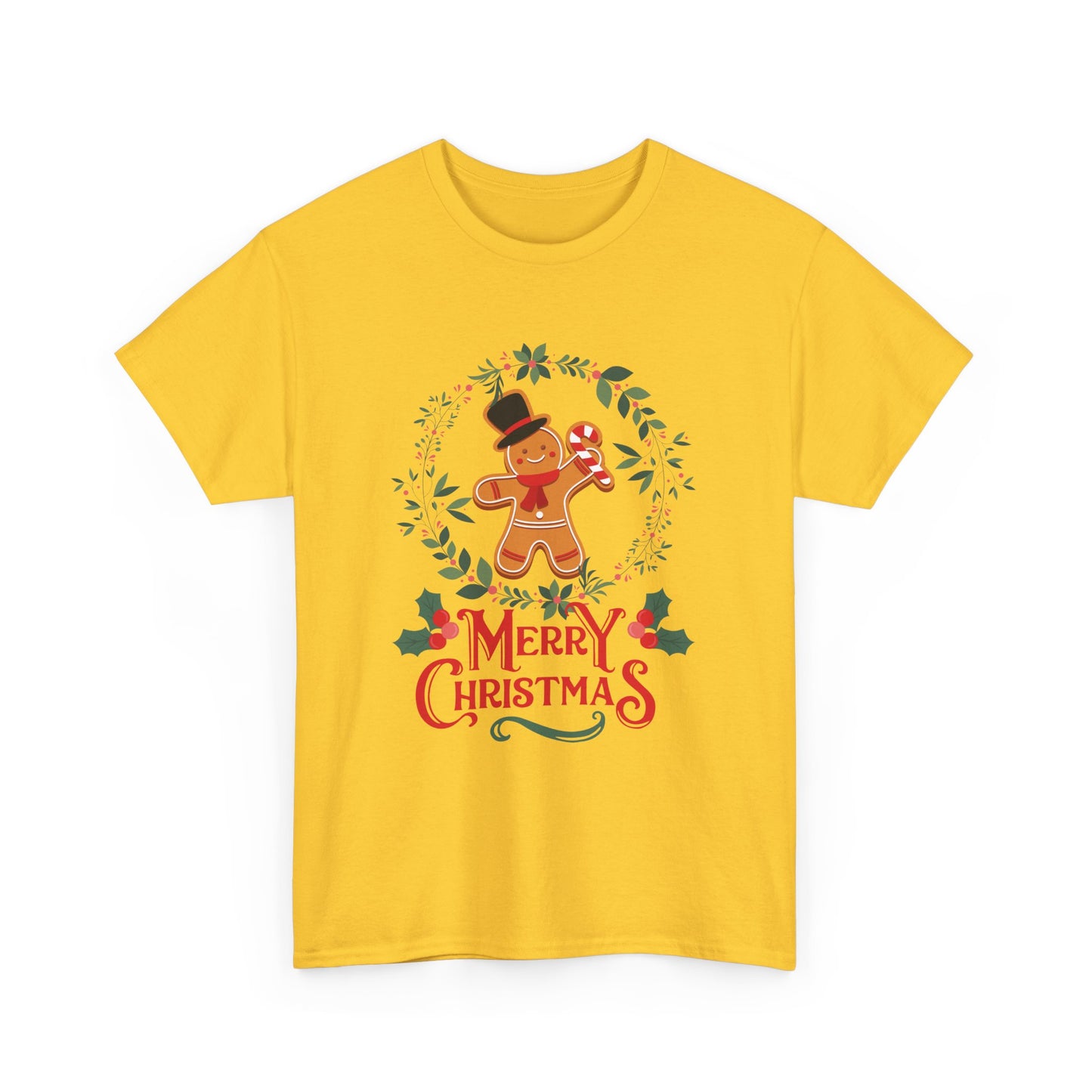 Christmas Graphic T-Shirts "Gingerbread Man" Christmas Tee