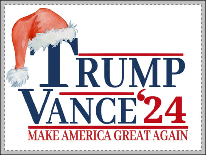 Trump Vance Christmas Yard Sign