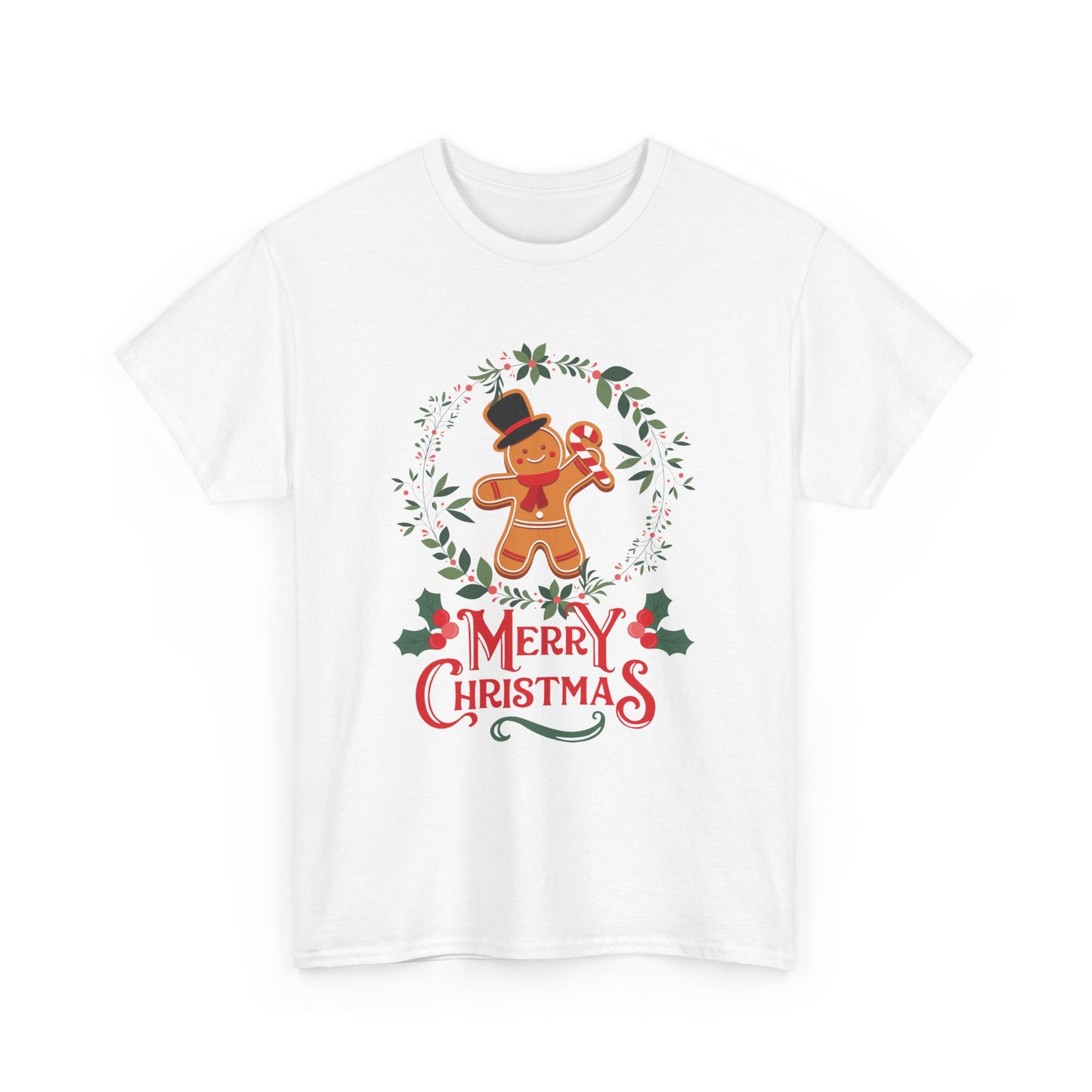 Christmas Graphic T-Shirts "Gingerbread Man" Christmas Tee