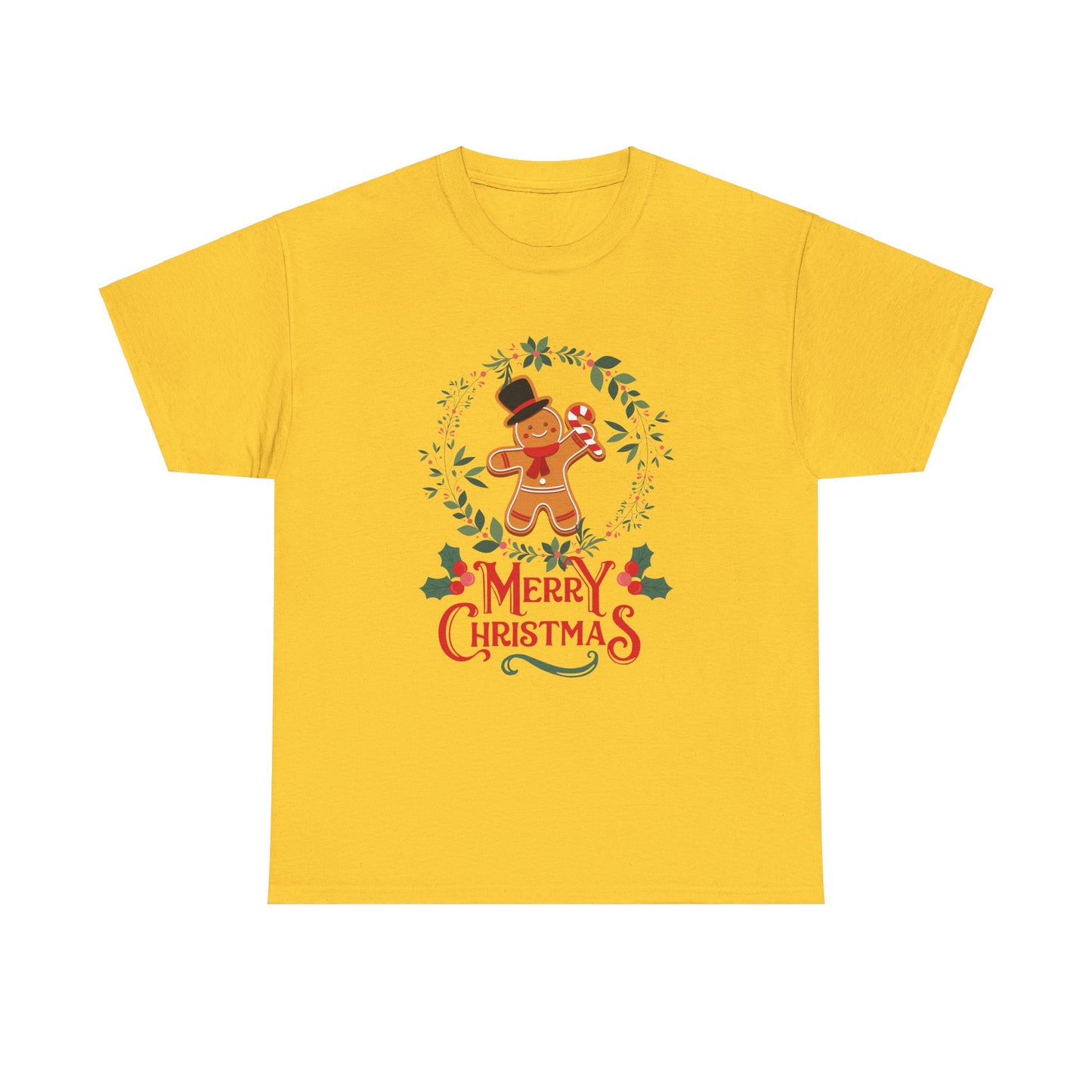 Christmas Graphic T-Shirts "Gingerbread Man" Christmas Tee