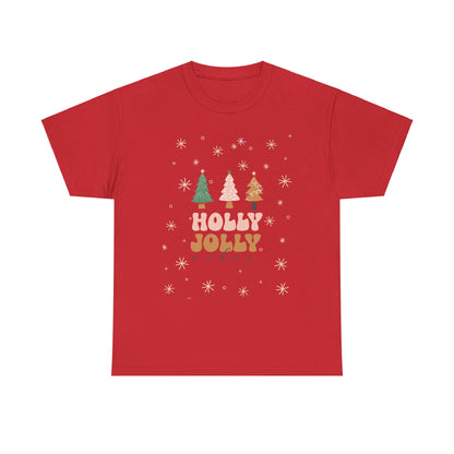 Christmas  Graphic Holly Jolly  T-Shirt