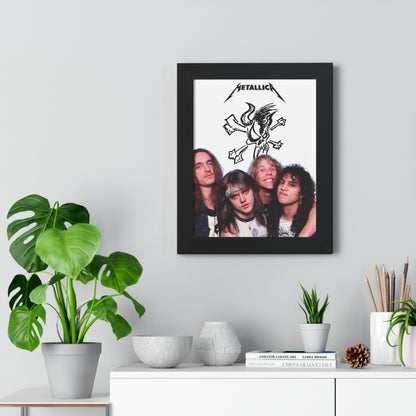 Metallica Poster Framed Art