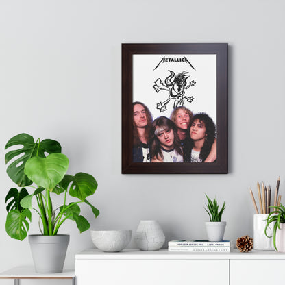 Metallica Poster Framed Art